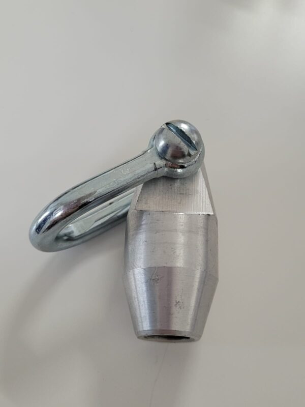 Testa per sonda con gancio