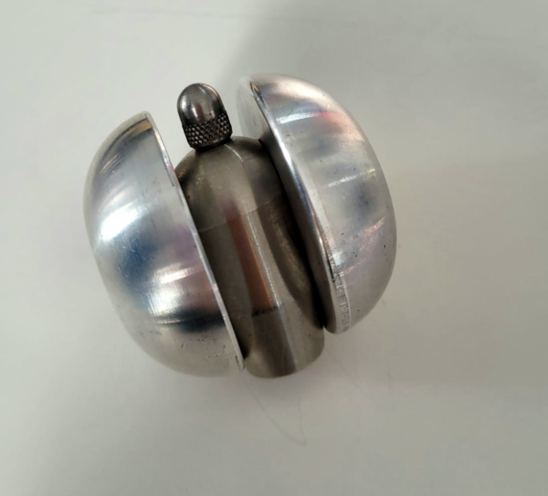 Testa per sonda con rotella